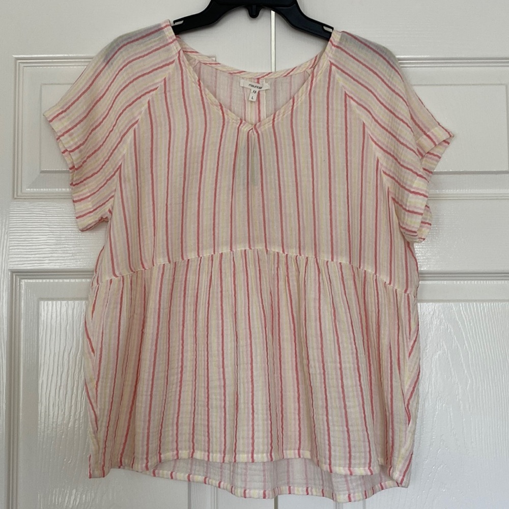 Linen Babydoll Top